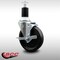 Service Caster 5'' SS Phenolic Swivel 1-1/2'' Expanding Stem Caster with Brake SCC-SSEX20S514-PHS-TLB-112 - alternate 3